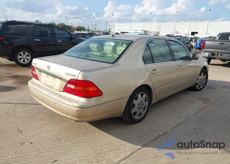 2002 Lexus Ls 430 from USA, damaged, VIN JTHBN30F120070771